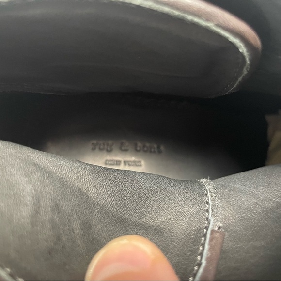 rag & bone Harrow Nubuck Booties (5) - Picture 6 of 8